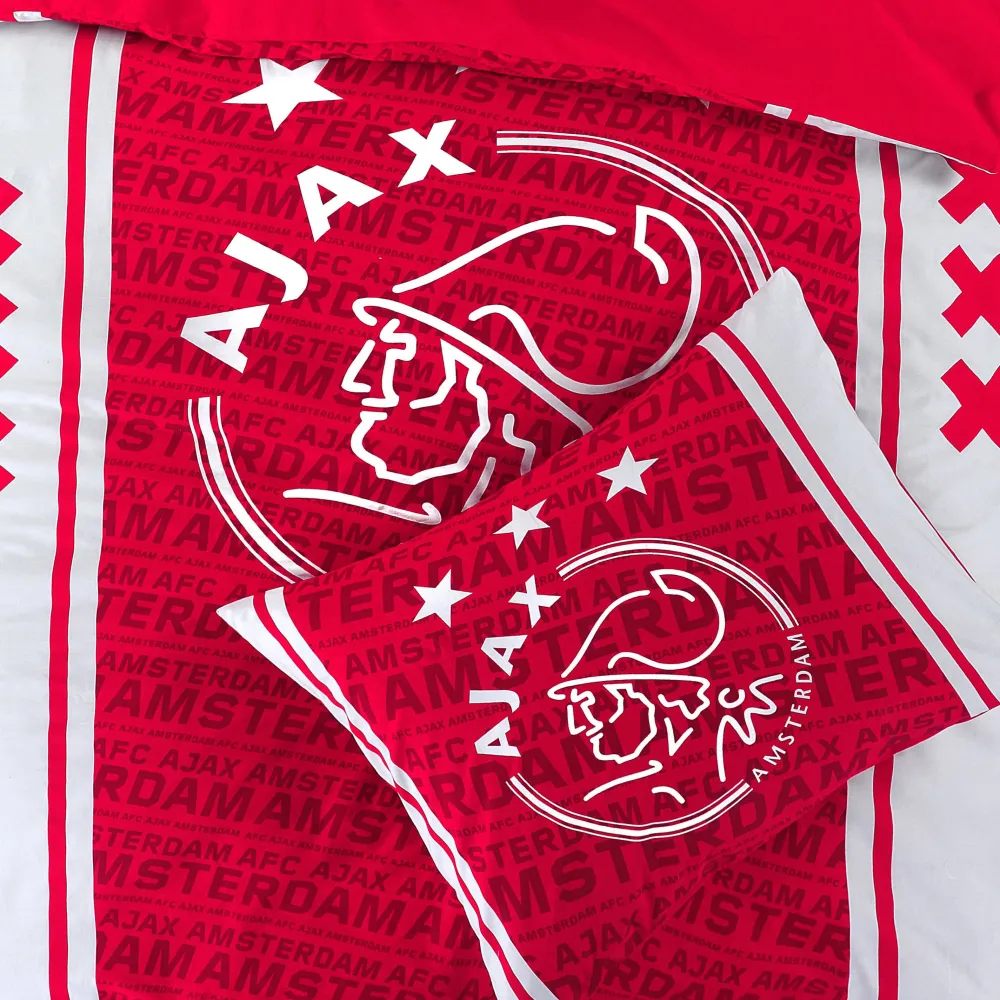 Best Ajax Katoenen Dekbedovertrek 1 Persoons (140X200 Cm)