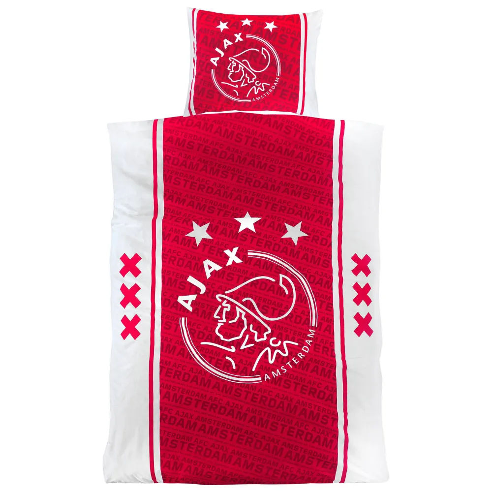 Best Ajax Katoenen Dekbedovertrek 1 Persoons (140X200 Cm)