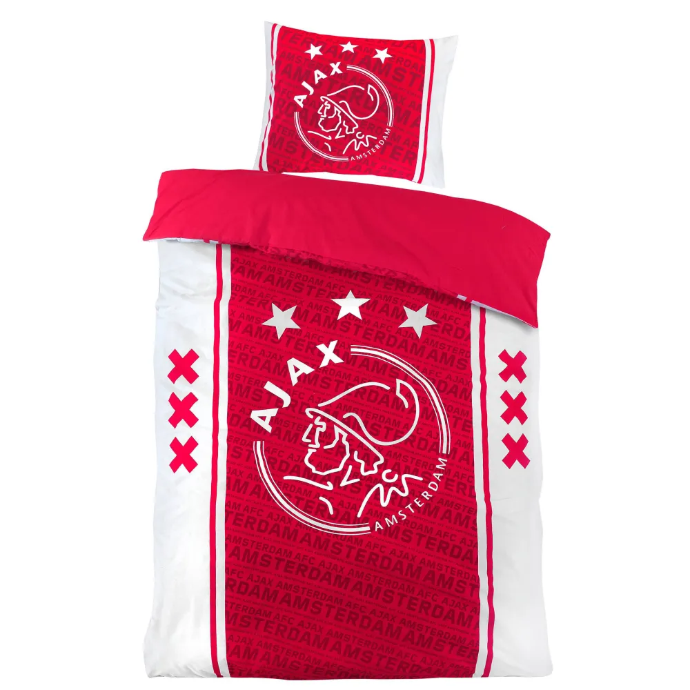 Best Ajax Katoenen Dekbedovertrek 1 Persoons (140X200 Cm)