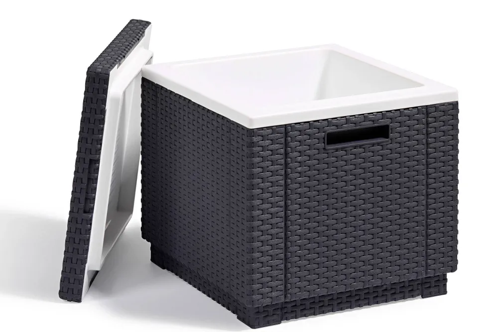 Allibert Bijzettafel/Koelbox Cube (42X42 Cm)