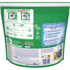 Outlet Ariel Pods+ Vloeibaar Wasmiddelcapsules + Touch Van Lenor Unst Color - 3 X 40 Wasbeurten - 120 Wasbeurten