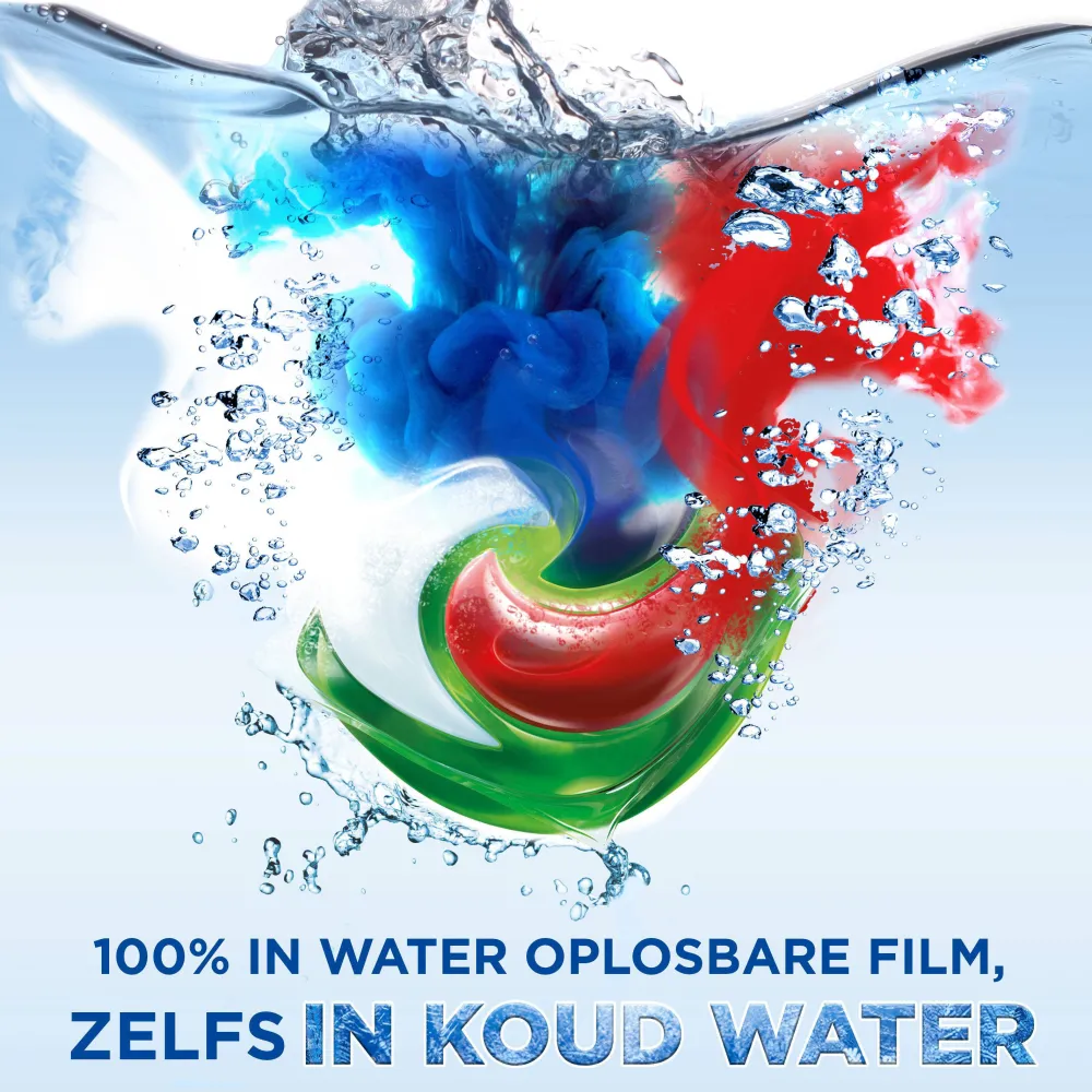 Outlet Ariel Pods+ Vloeibaar Wasmiddelcapsules + Ultra Vlekverwijderaar - 3 X 40 Wasbeurten - 120 Wasbeurten