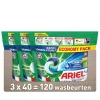 Outlet Ariel Pods+ Vloeibaar Wasmiddelcapsules + Actieve Geurbestrijding- 3 X 40 Wasbeurten - 120 Wasbeurten