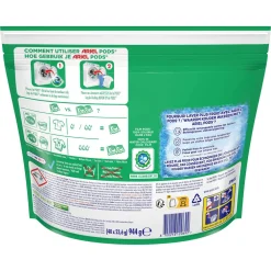 Outlet Ariel Pods+ Vloeibaar Wasmiddelcapsules + Actieve Geurbestrijding- 3 X 40 Wasbeurten - 120 Wasbeurten