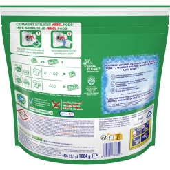Outlet Ariel Pods+ Vloeibaar Wasmiddelcapsules + Actieve Geurbestrijding- 3 X 40 Wasbeurten - 120 Wasbeurten