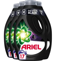 Sale Ariel Vloeibaar Wasmiddel + Revitablack - Voor De Zwarte Was - 4 X 17 Wasbeurten - 68 Wasbeurten