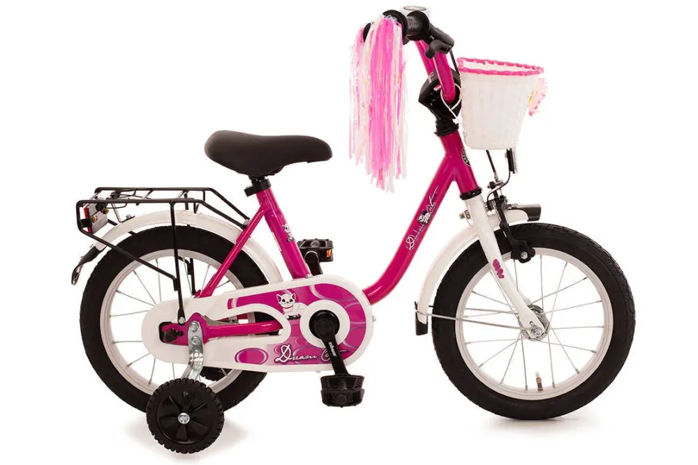 Bachtenkirch Dream Cat Kinderfiets 14 Inch Paars