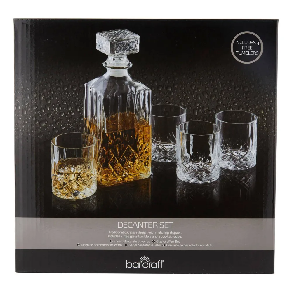 BarCraft Whisky Set (5-Delig)