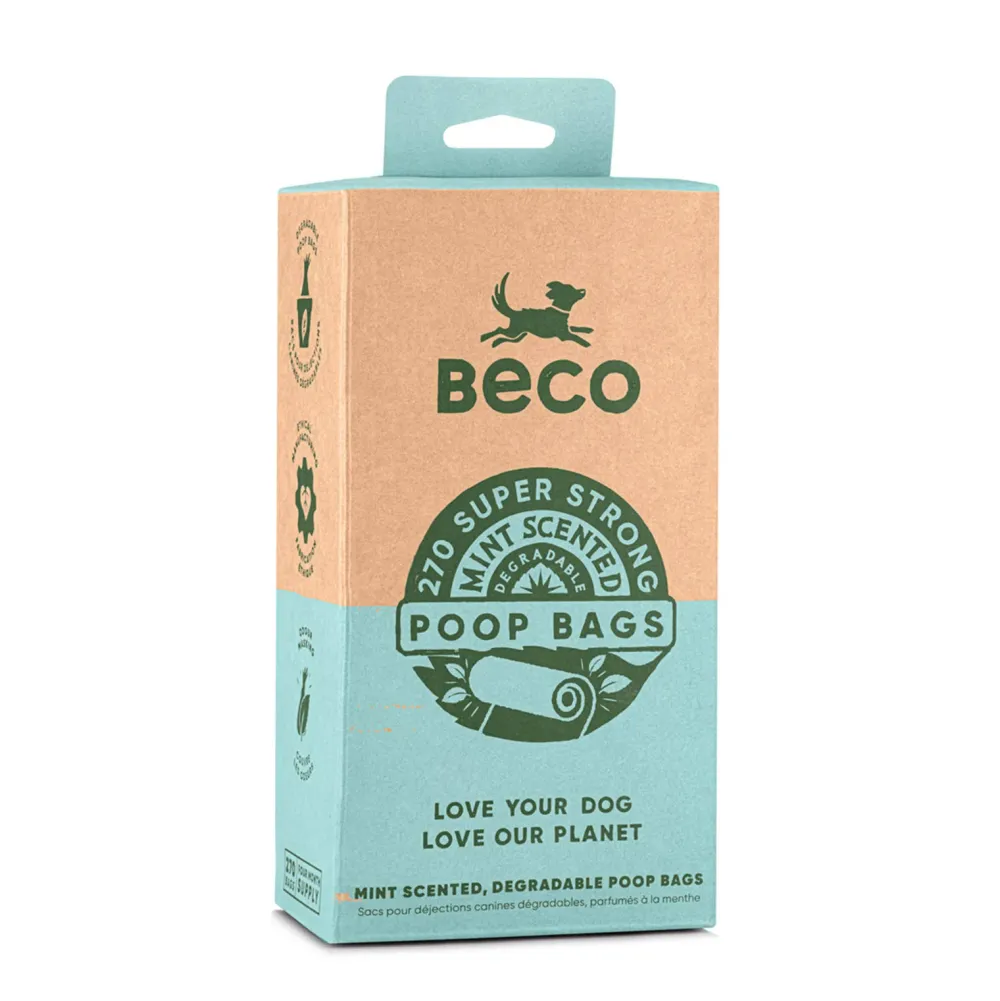 Best Beco Bags Mint Value Pack Poepzakjes 270 Stuks(18X15)