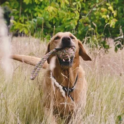 New Beco Hondenspeelgoed Hennep Touwbal M (6,5X26 Cm)