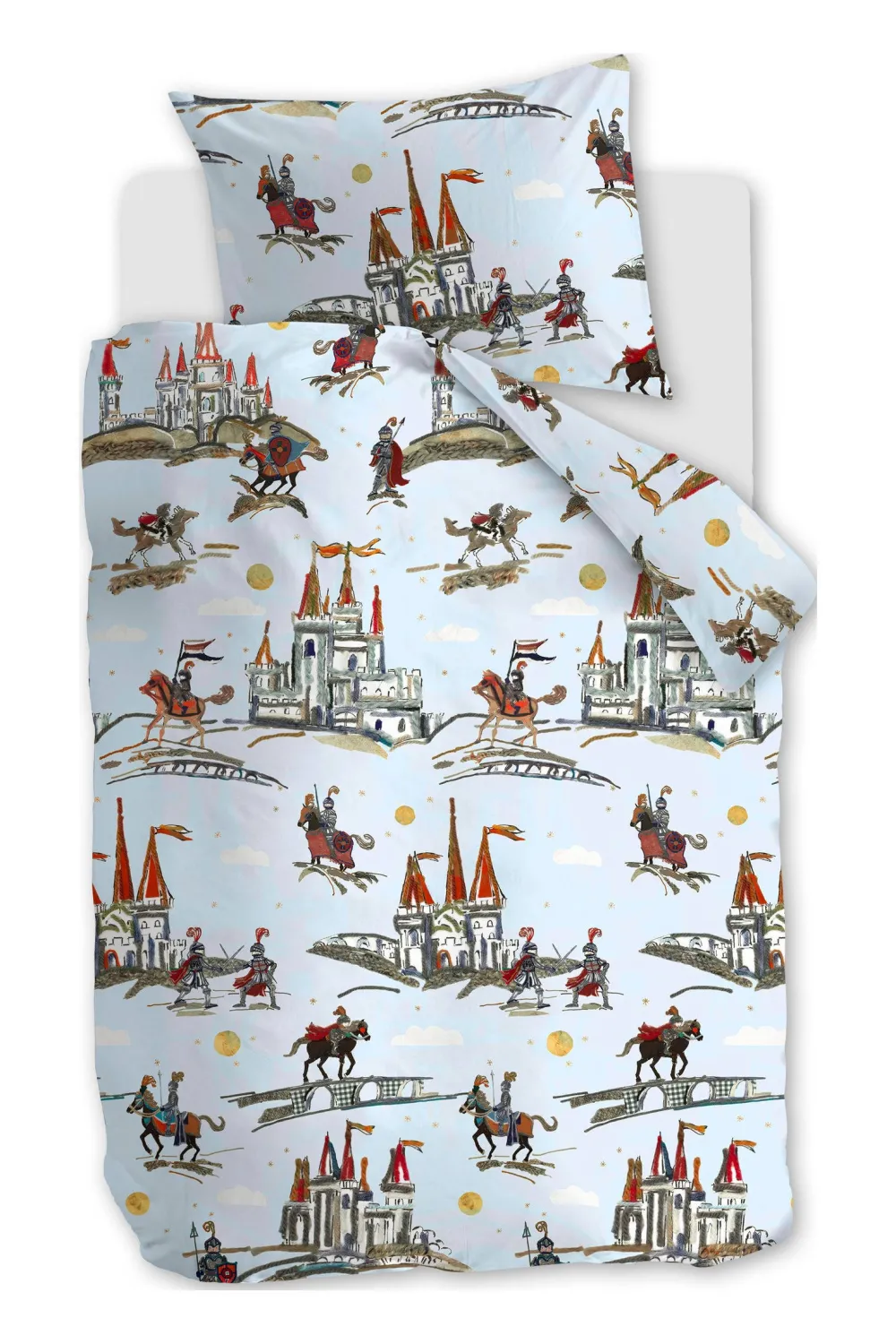 Discount Beddinghouse Katoenen Dekbedovertrek Peuter Good Knights (120X150 Cm)