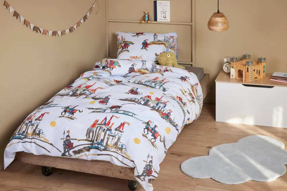 Discount Beddinghouse Katoenen Dekbedovertrek Peuter Good Knights (120X150 Cm)