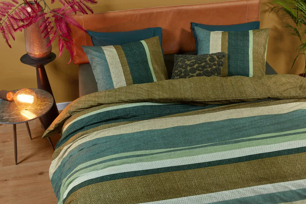 Hot Beddinghouse Katoenen Dekbedovertrek 1 Persoons Jorren (140X220 Cm)