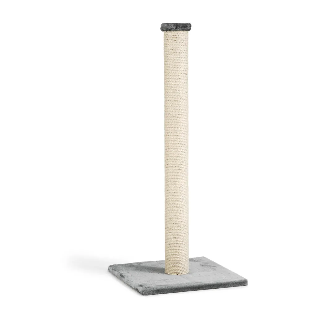 New Beeztees Gina - Krabpaal - Grijs - Xl - 40X40X90Cm