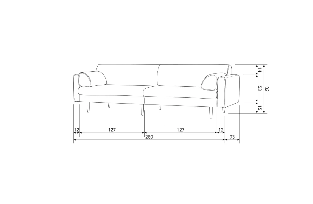 Discount BePureHome 3-Zitsbank Muze