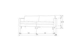 Outlet BePureHome 2,5-Zitsbank Rodeo