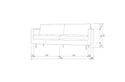 Online BePureHome 2,5-Zitsbank Rodeo