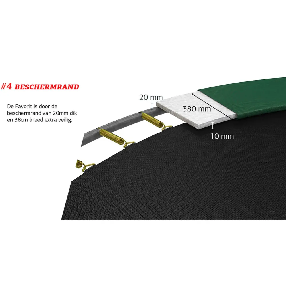 BERG Favorit Inground Trampoline O270 Cm