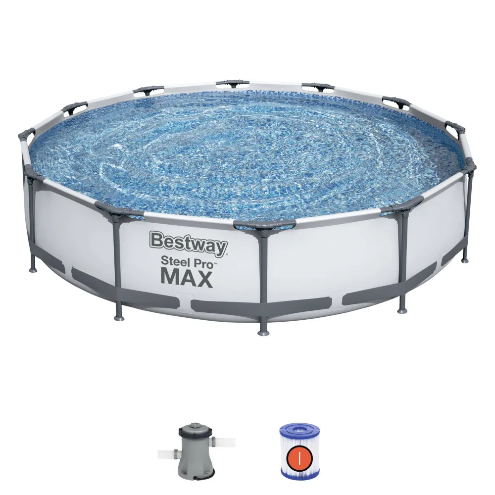 Bestway Steel Pro Max 56416 Steel Pro Max Zwembad + Filterpomp 366 Cm