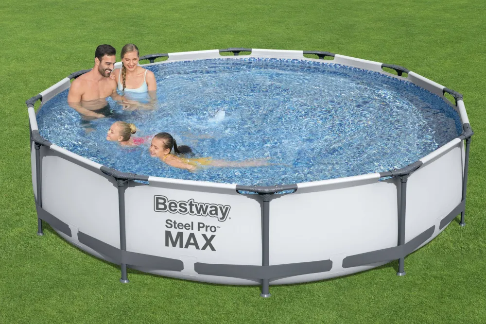 Bestway Steel Pro Max 56416 Steel Pro Max Zwembad + Filterpomp 366 Cm