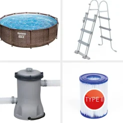 Bestway Steel Pro Max Steel Pro Max Frame Zwembad (366 Cm)