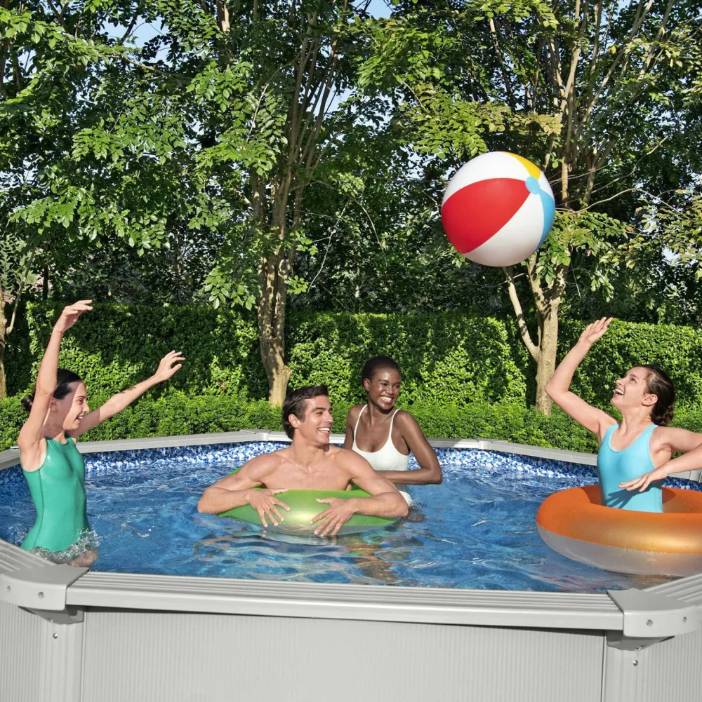 Bestway Zwembad Hydrium Set Inclusief Zandfilter (O360 Cm)