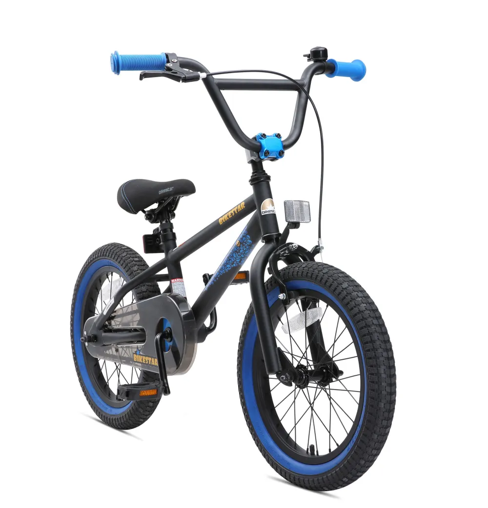 BikeStar Bmx Kinderfiets 16 Inch Zwart