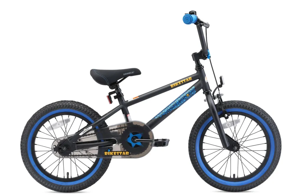 BikeStar Bmx Kinderfiets 16 Inch Zwart