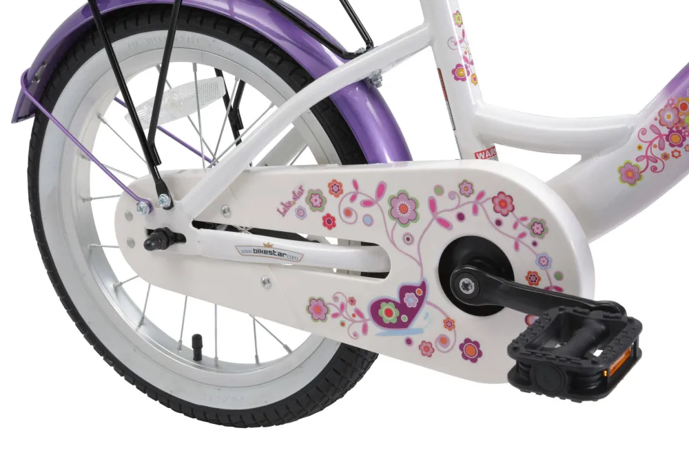 BikeStar Classic Kinderfiets 16 Inch Lila