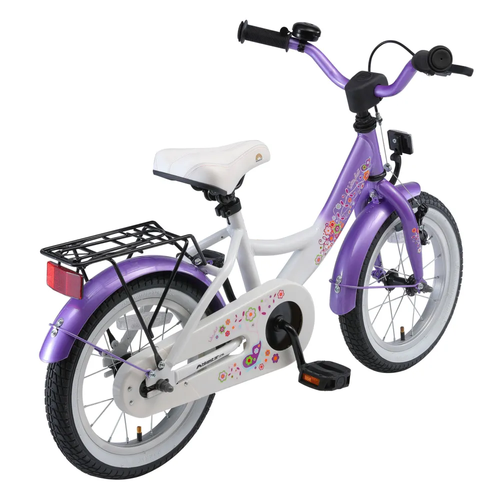 BikeStar Classic Kinderfiets 14 Inch Lila