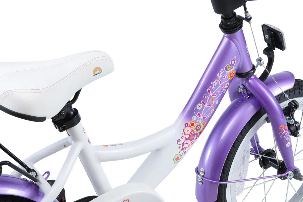 BikeStar Classic Kinderfiets 14 Inch Lila
