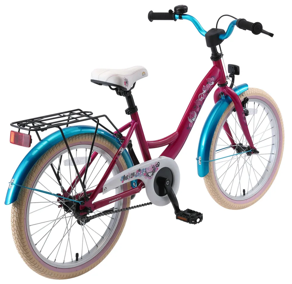 BikeStar Classic Kinderfiets 20 Inch Paars