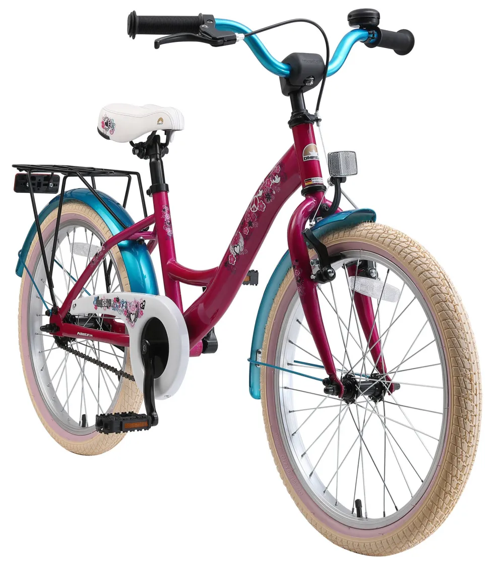 BikeStar Classic Kinderfiets 20 Inch Paars