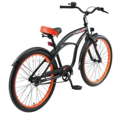 BikeStar Cruiser Kinderfiets 24 Inch Zwart