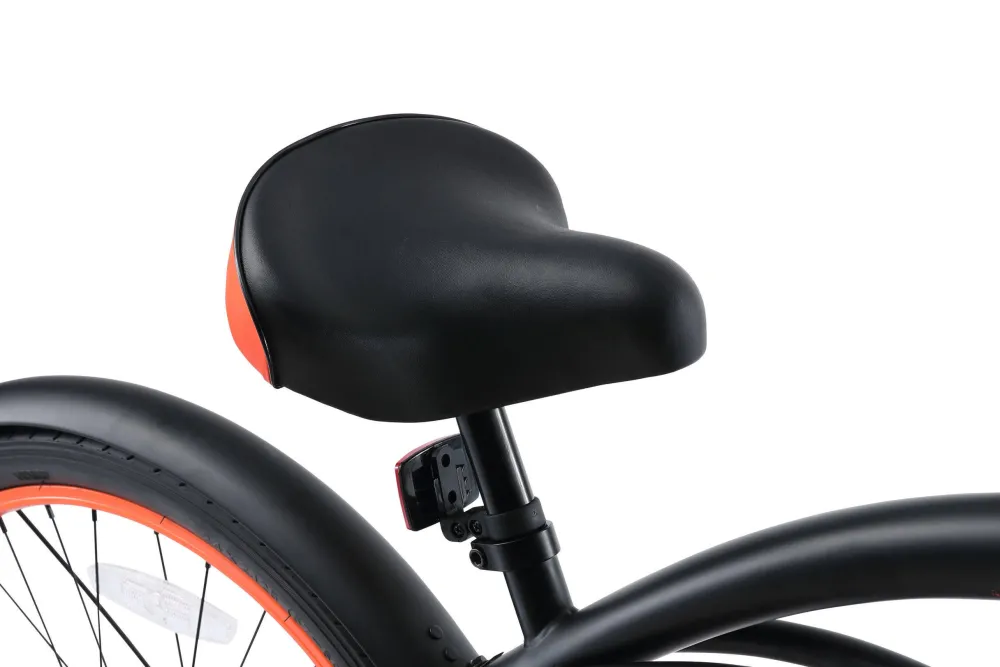 BikeStar Cruiser Kinderfiets 24 Inch Zwart