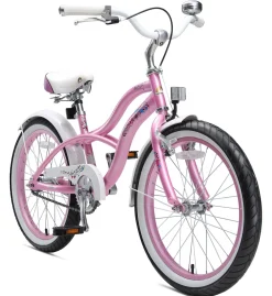 BikeStar Cruiser Kinderfiets 20 Inch Roze