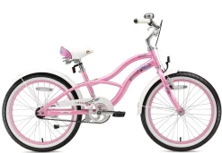 BikeStar Cruiser Kinderfiets 20 Inch Roze