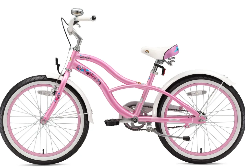 BikeStar Cruiser Kinderfiets 20 Inch Roze