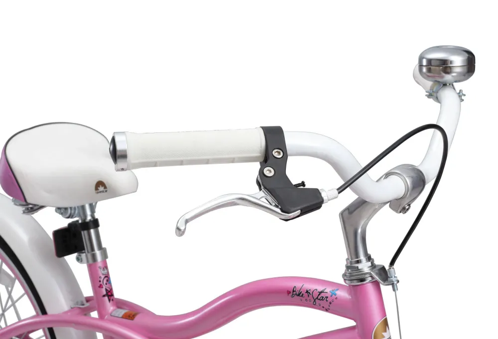 BikeStar Cruiser Kinderfiets 20 Inch Roze