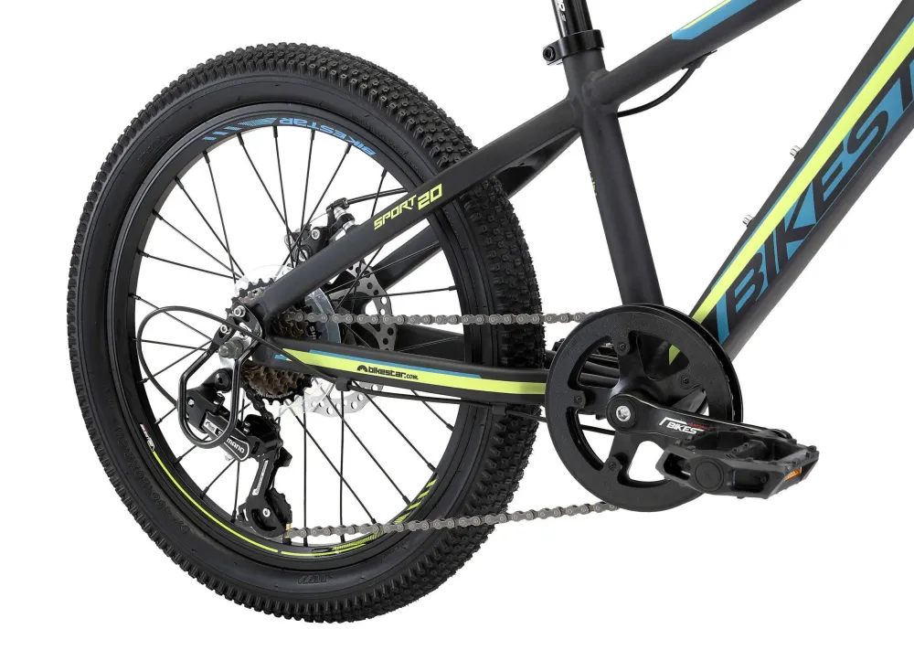 BikeStar Kinderfiets 20 Inch Zwart