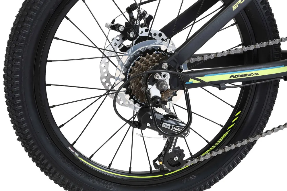 BikeStar Kinderfiets 20 Inch Zwart