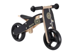 BikeStar Mini Loopfiets 2 In 1, Hout, Zwart