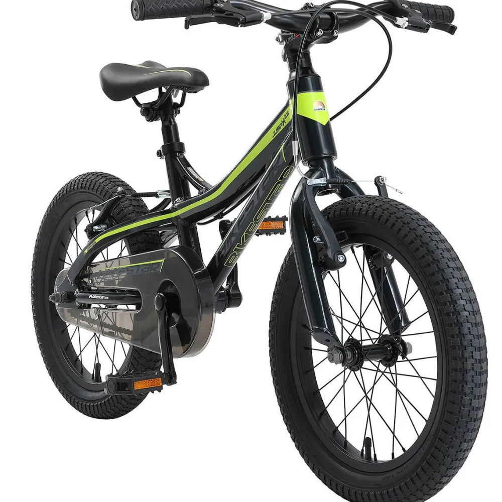 BikeStar Mountainbike Alu Kinderfiets 16 Inch Zwart /Groen