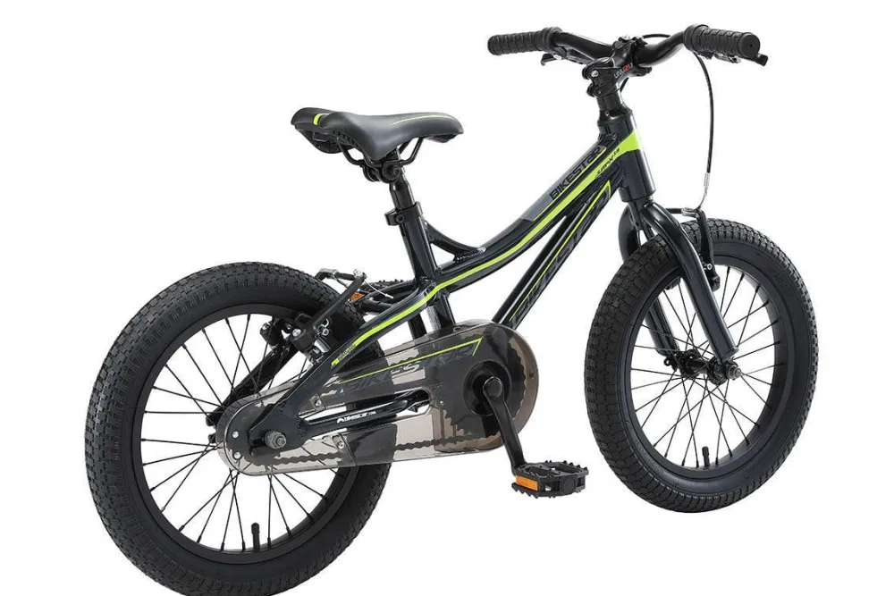BikeStar Mountainbike Alu Kinderfiets 16 Inch Zwart /Groen
