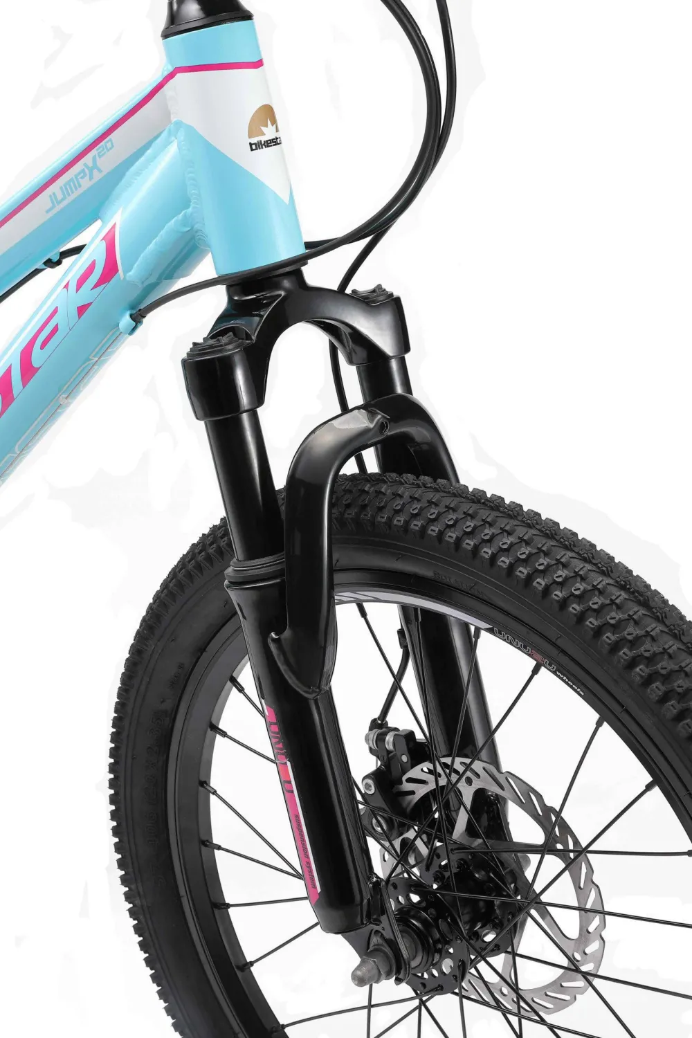 BikeStar Mtb Kinderfiets 20 Inch Wit /Turquiose, 7 Speed