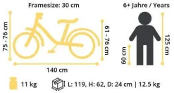 BikeStar Mtb Kinderfiets 20 Inch Mint
