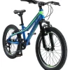 BikeStar Mtb Kinderfiets 20 Inch Blauw /Groen, 7 Speed