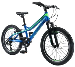 BikeStar Mtb Kinderfiets 20 Inch Blauw /Groen, 7 Speed