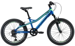 BikeStar Mtb Kinderfiets 20 Inch Blauw /Groen, 7 Speed
