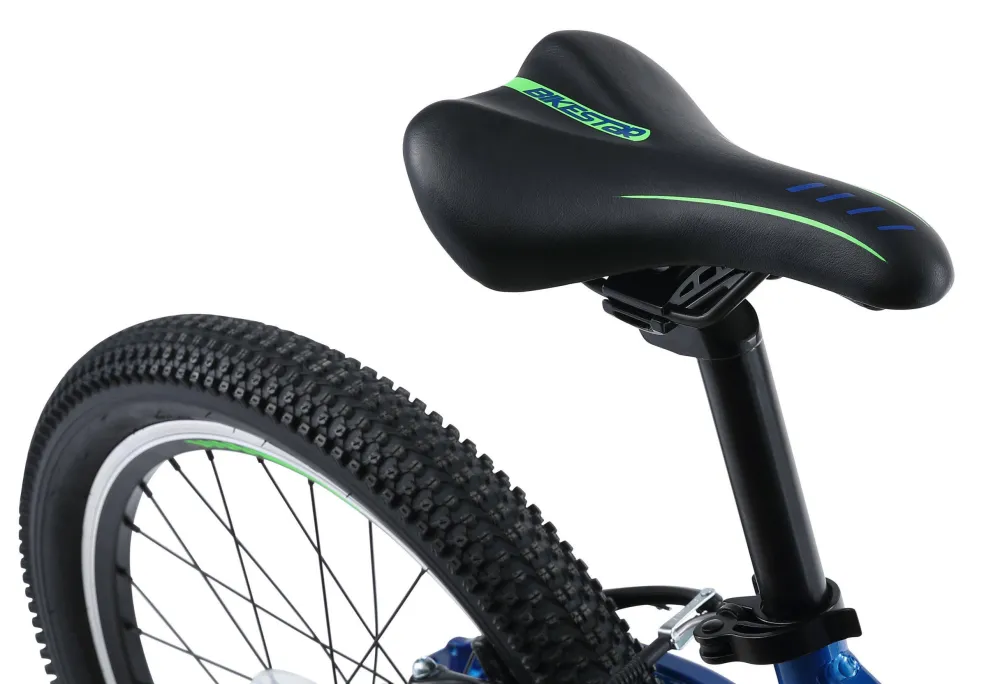 BikeStar Mtb Kinderfiets 20 Inch Blauw /Groen, 7 Speed